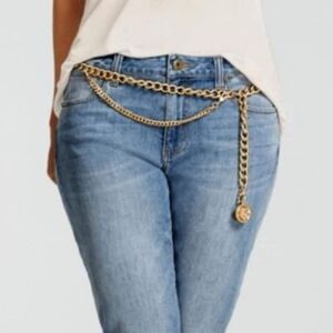 Cabi Charm Chain Belt Gold with charm